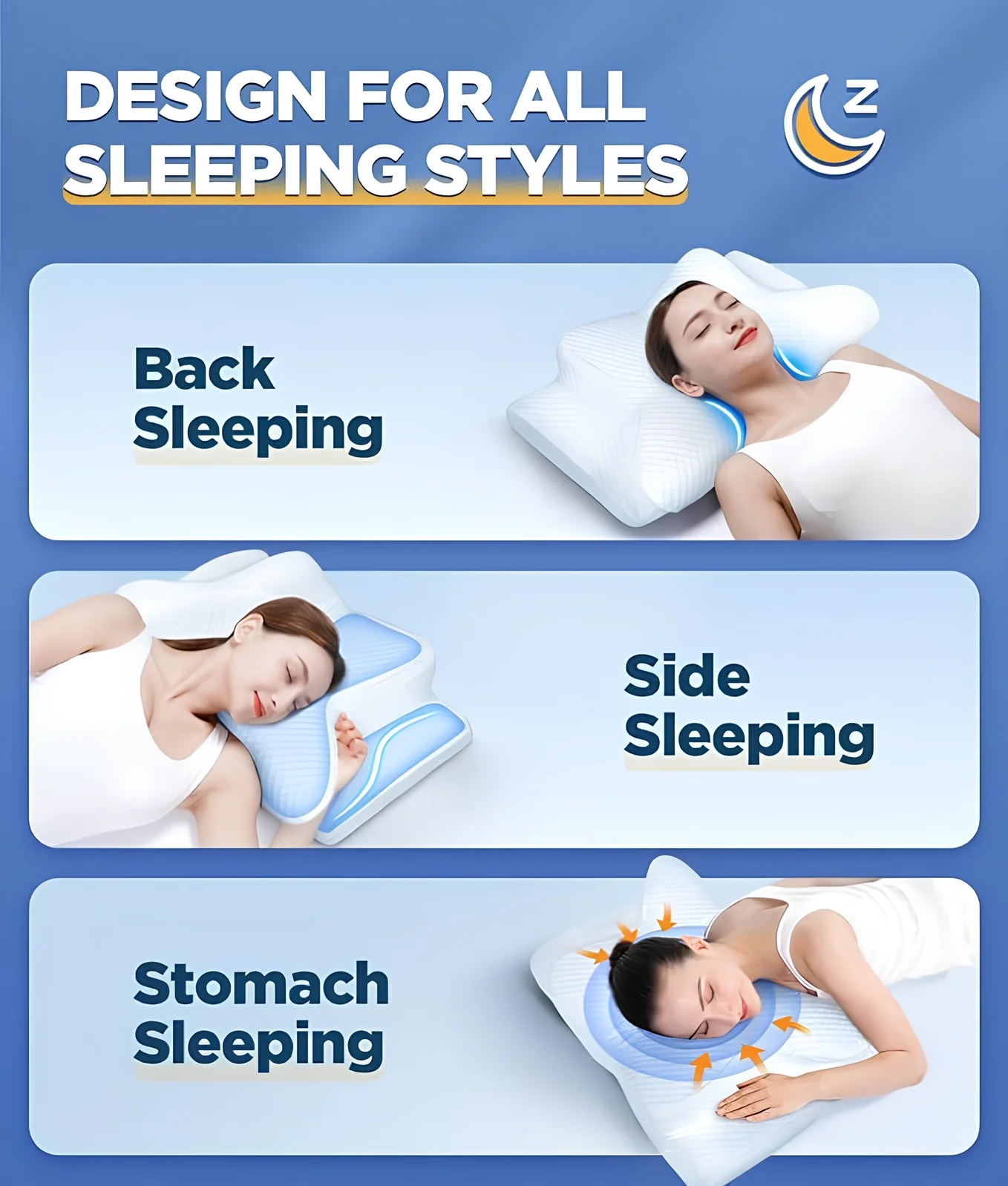 CozyRest® Memory Foam Neck Pillow - Image 3
