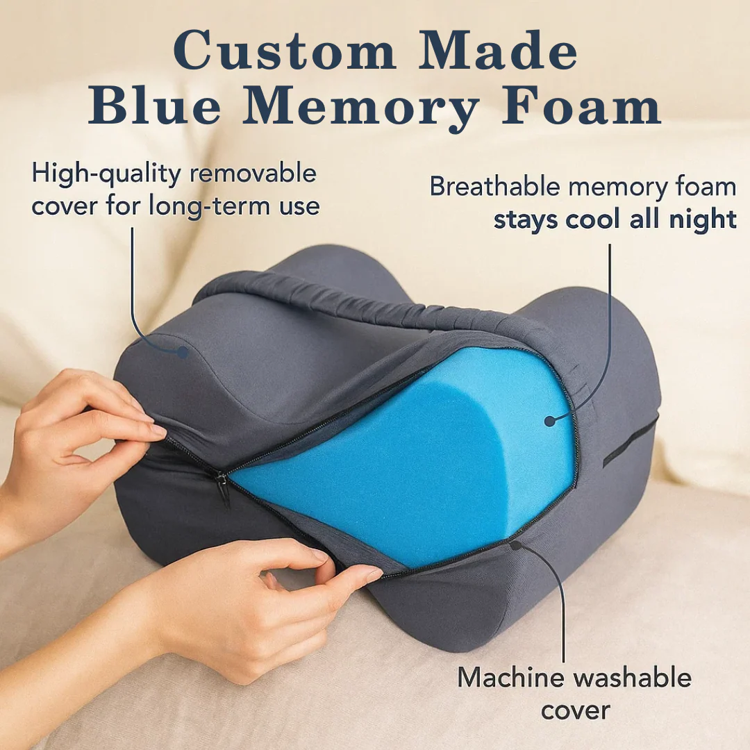 SpineAlign⢠Memory Foam Knee Pillow - Image 4