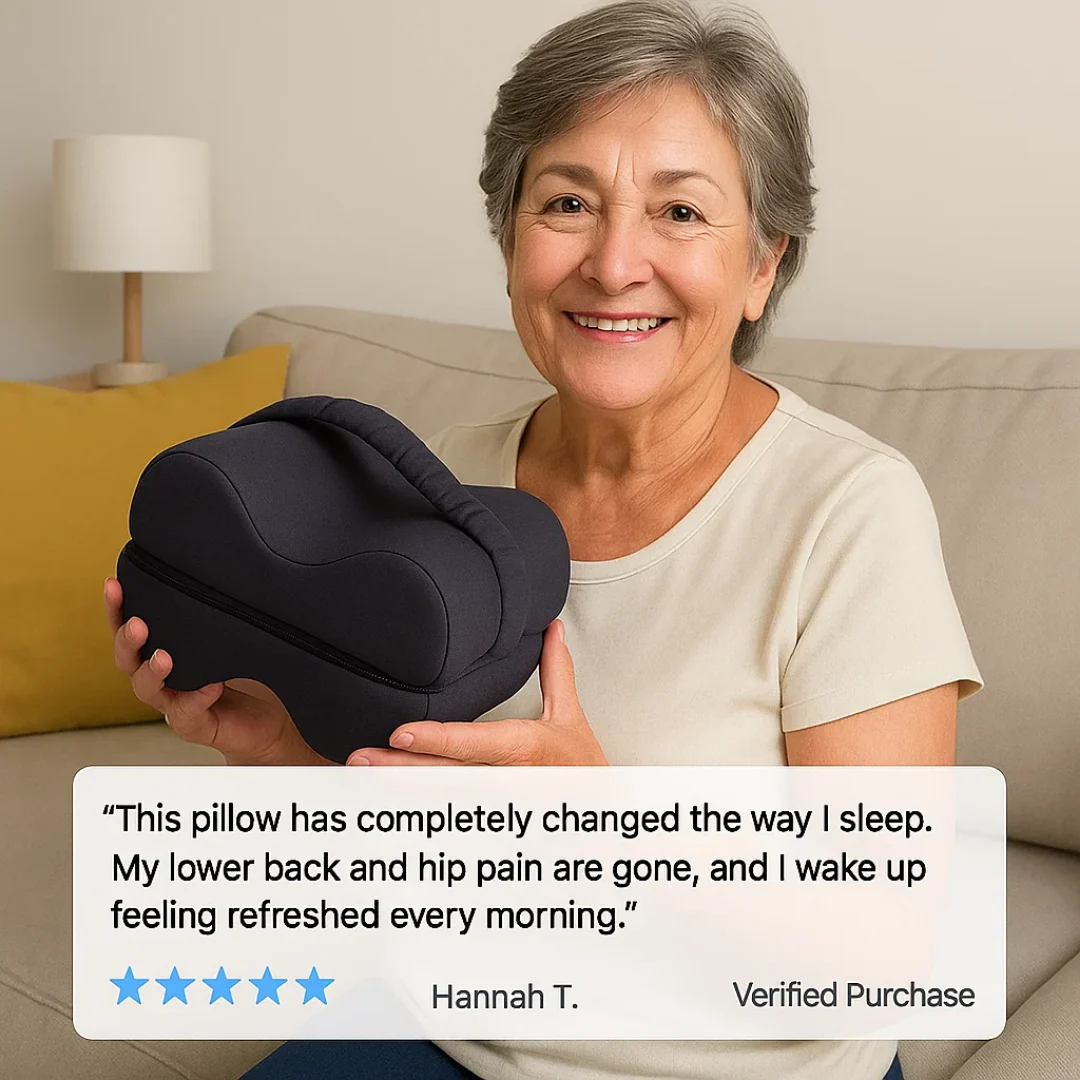 SpineAlign⢠Memory Foam Knee Pillow - Image 6